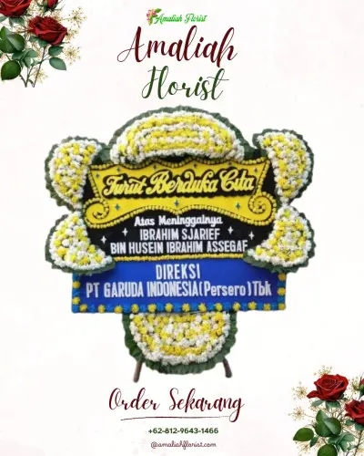 Papan Bunga Duka di Negarayu