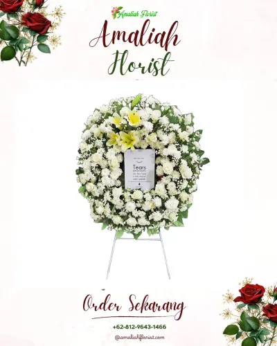 Krans Bunga Duka Cita di Negarayu